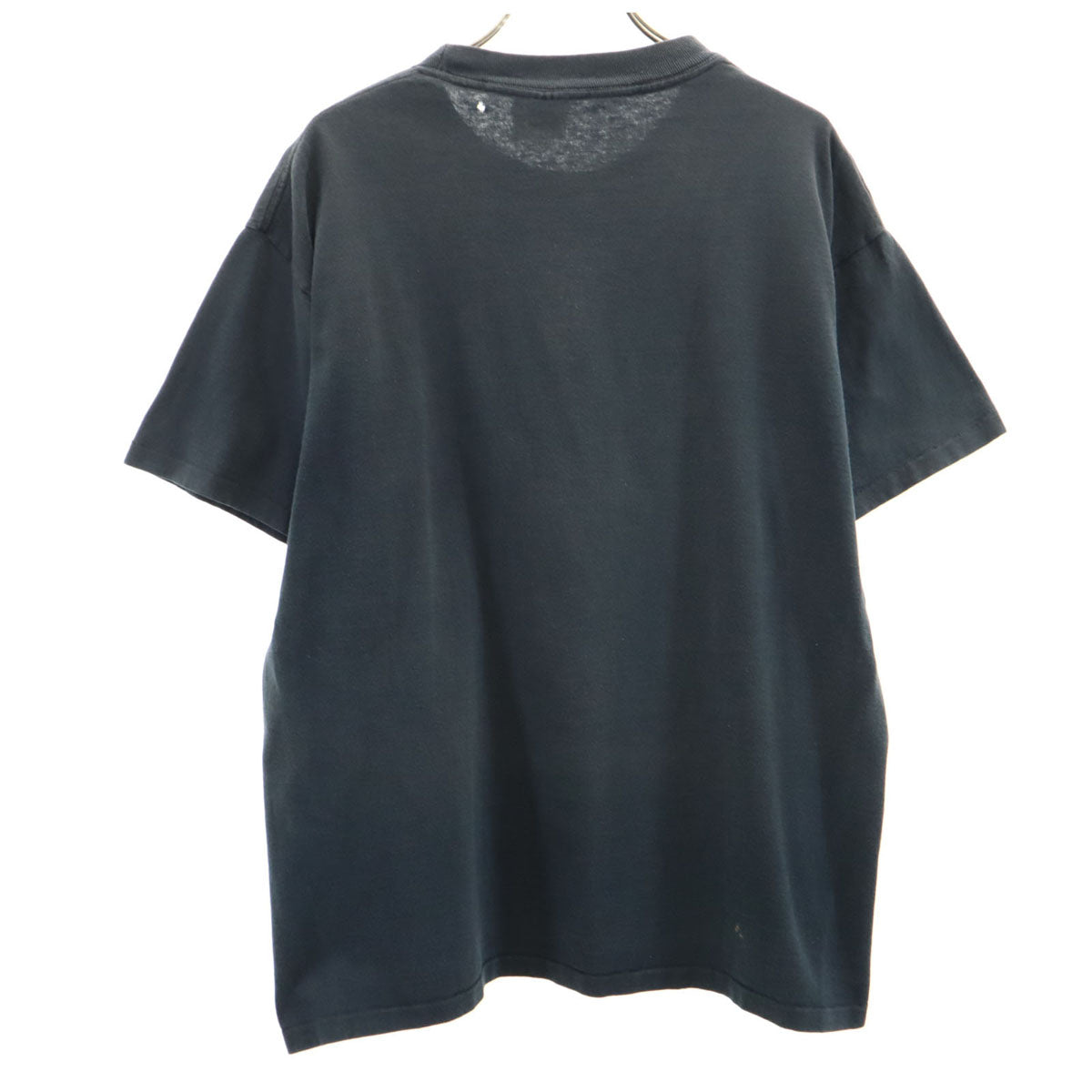 HAZELWOOD PREMO 90s USA製 オールド ネオン カウボーイプリント 半袖 Tシャツ L ブラック シングルステッチ メンズ