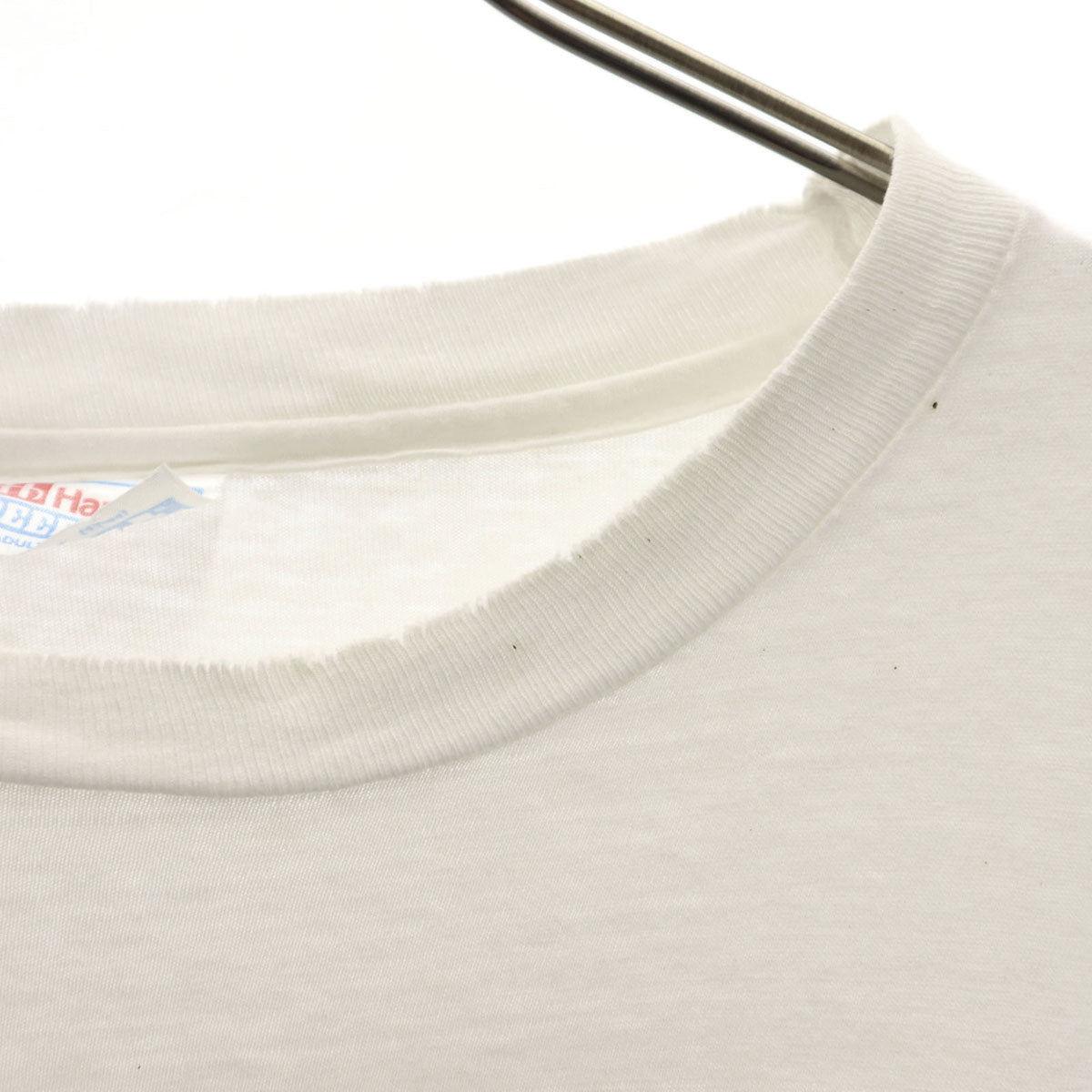 Hanes ヘインズ 90s オールド 半袖 Tシャツ L ホワイト シングルステッチ メンズ