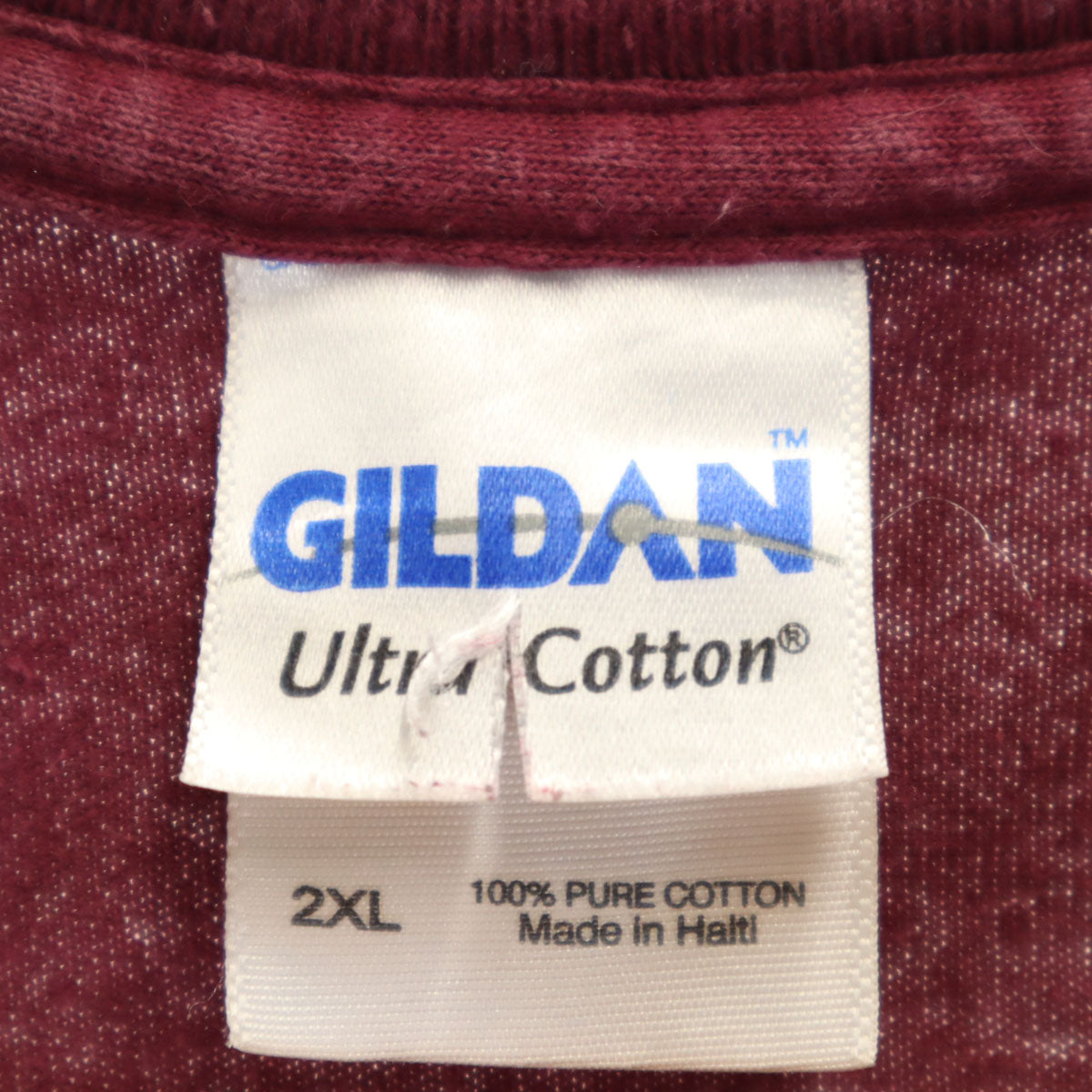 GILDAN ギルダン バックプリント STURGIS 半袖 Tシャツ 2XL ボルドー バイク ビッグサイズ メンズ
