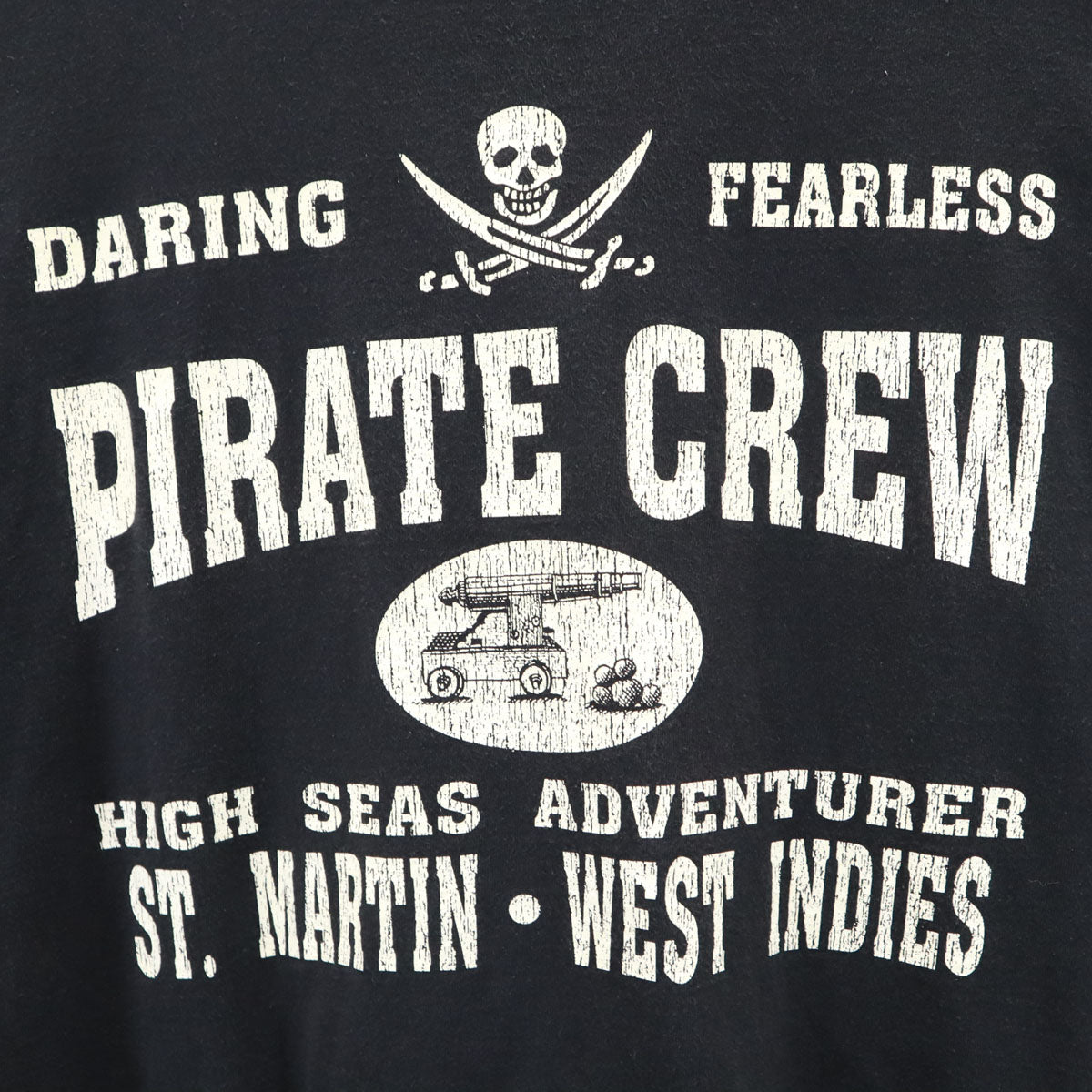HIGH WIND USA製 PIRATE CREW 半袖 Tシャツ XXL ブラック メンズ