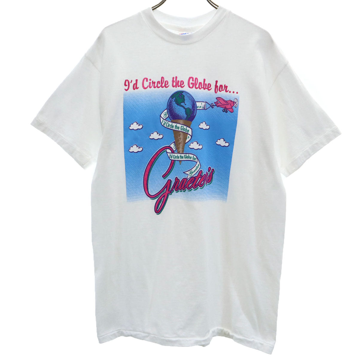 Hanes ヘインズ 90s USA製 オールド 3時10分、決断のとき 半袖 Tシャツ XL ホワイト 3:10 to Yuma 西部劇映画 ムービーT メンズ