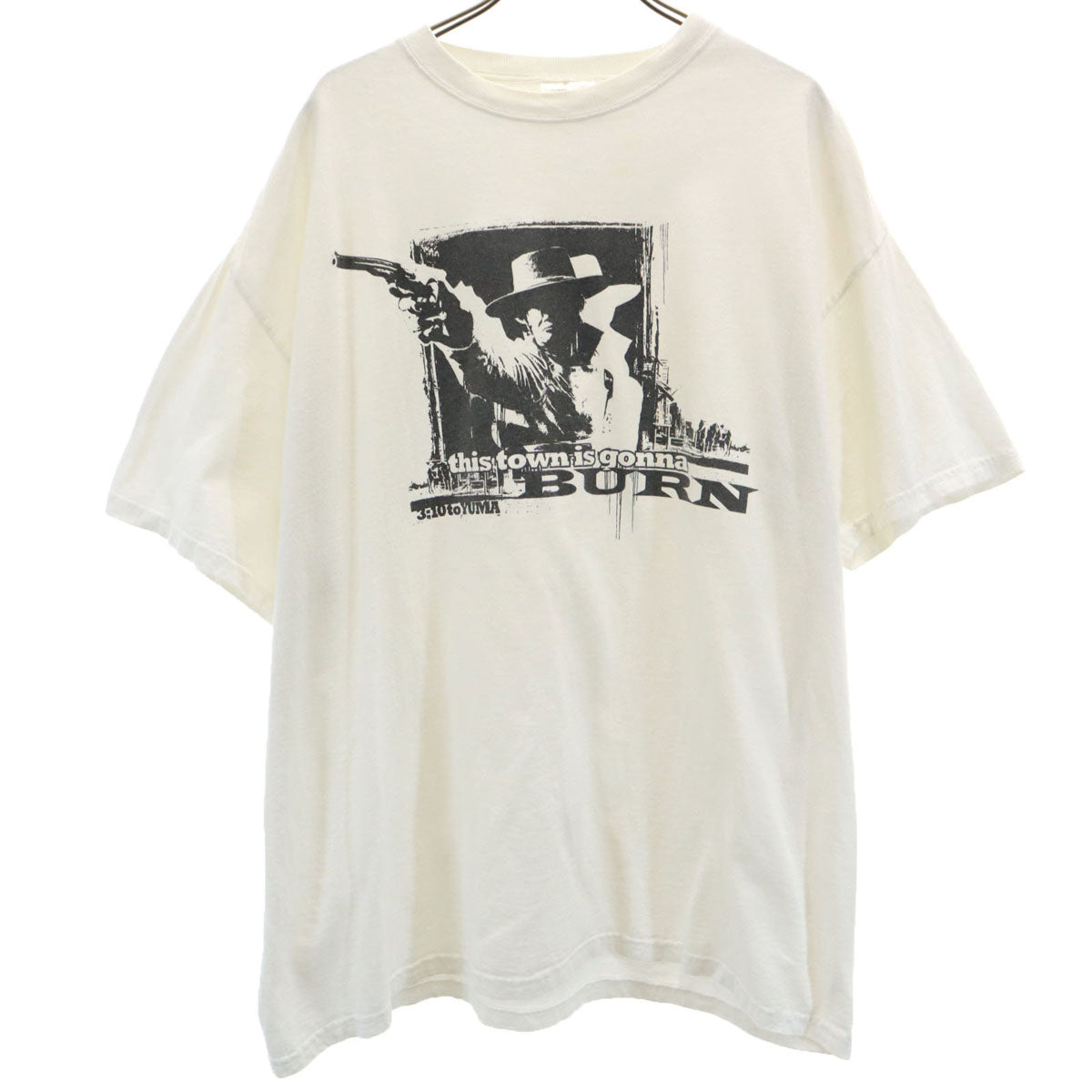 Hanes ヘインズ 90s USA製 オールド グレーターズ アイスクリーム 半袖 Tシャツ M ホワイト シングルステッチ Graeter's メンズ