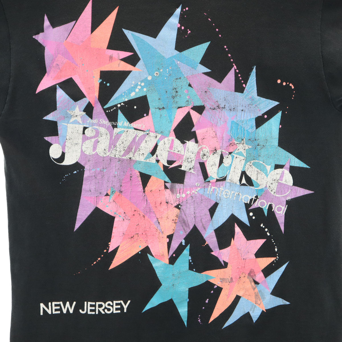 FRUIT OF THE LOOM フルーツオブザルーム 90s USA製 オールド Jazzercise International 半袖 Tシャツ XL ブラック シングルステッチ 企業モノ メンズ