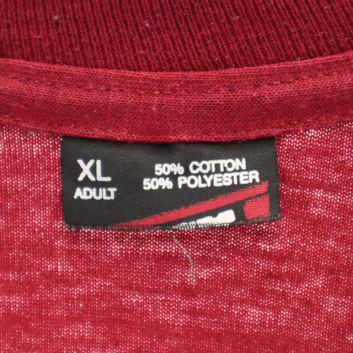 90s USA製 オールド ARIZONA ネイティブアメリカン バッファロースカル 半袖 Tシャツ XL ワインレッド シングルステッチ メンズ