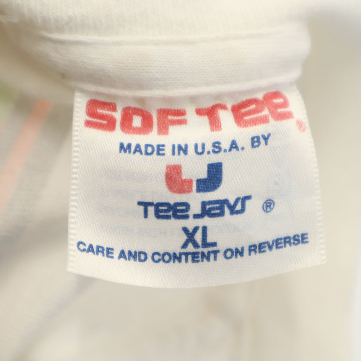 SOF Tee ソフティー 90s USA製 オールド バックプリント WWJD? 半袖 Tシャツ XL ホワイト シングルステッチ What Would Jesus Do メンズ