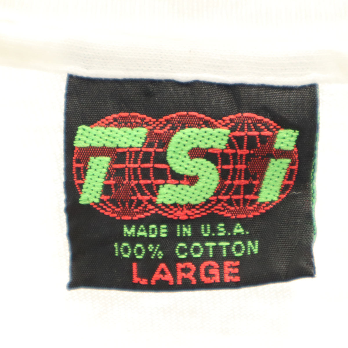 TSi 90s USA製 オールド DAD 半袖 Tシャツ L ホワイト メンズ