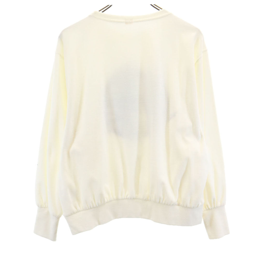 β ベータ 日本製 長袖 パイル地 トレーナー 9 ホワイト レディース