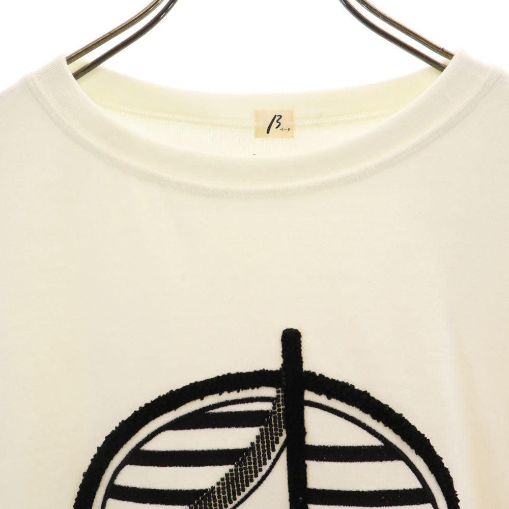 β ベータ 日本製 長袖 パイル地 トレーナー 9 ホワイト レディース