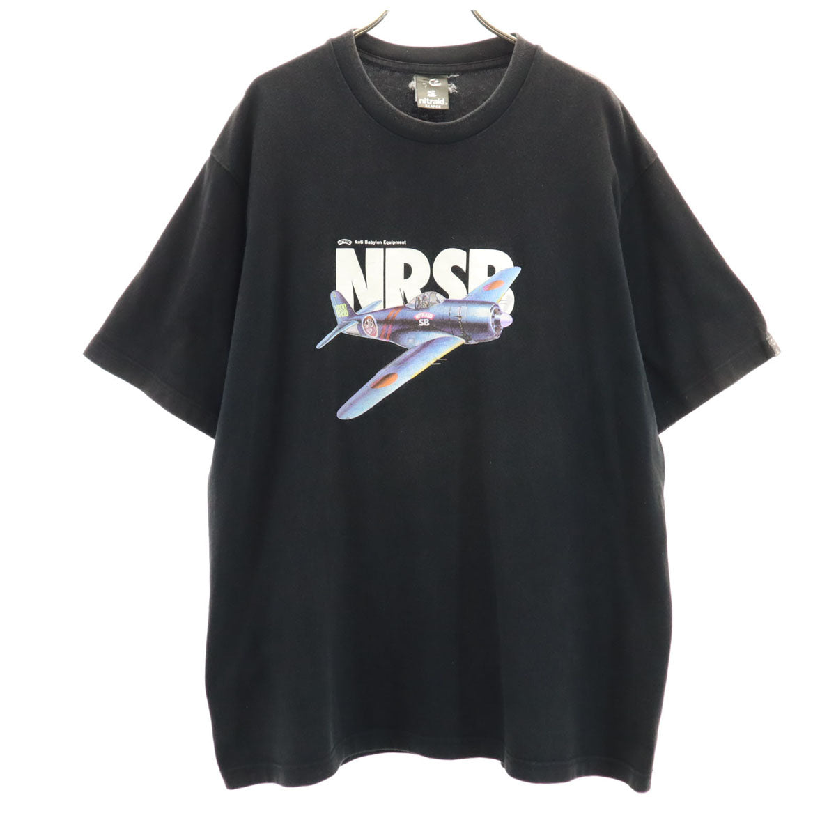 nitraid ナイトレイド 日本製 NRSB 半袖 Tシャツ XL ブラック メンズ