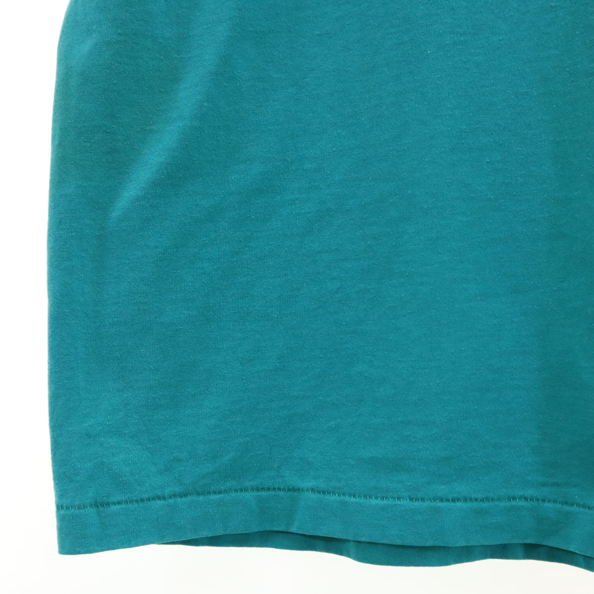 Hanes ヘインズ 90s USA製 オールド 半袖 Tシャツ L ブルー系 ヘビーウェイト シングルステッチ メンズ