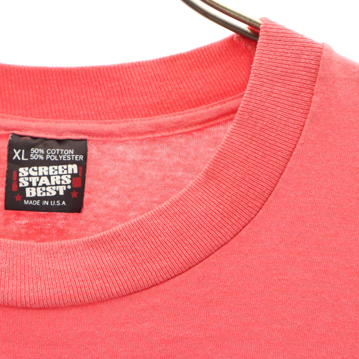SCREEN STARS BEST スクリーンスターズベスト 90s USA製 オールド 半袖 Tシャツ XL ピンク系 シングルステッチ メンズ