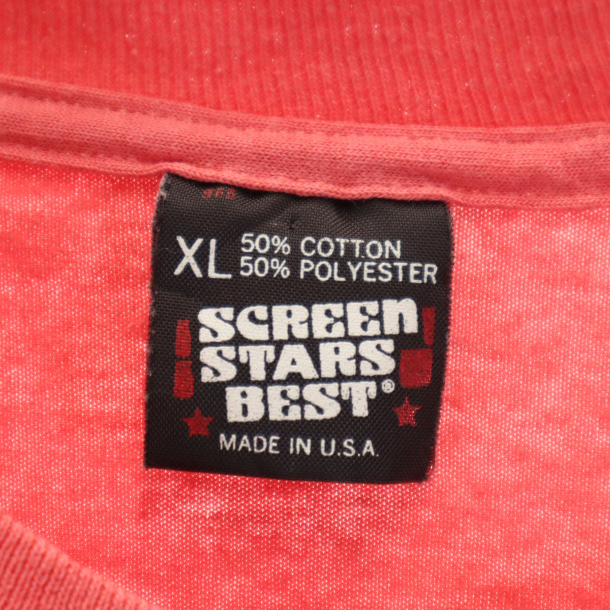 SCREEN STARS BEST スクリーンスターズベスト 90s USA製 オールド 半袖 Tシャツ XL ピンク系 シングルステッチ メンズ