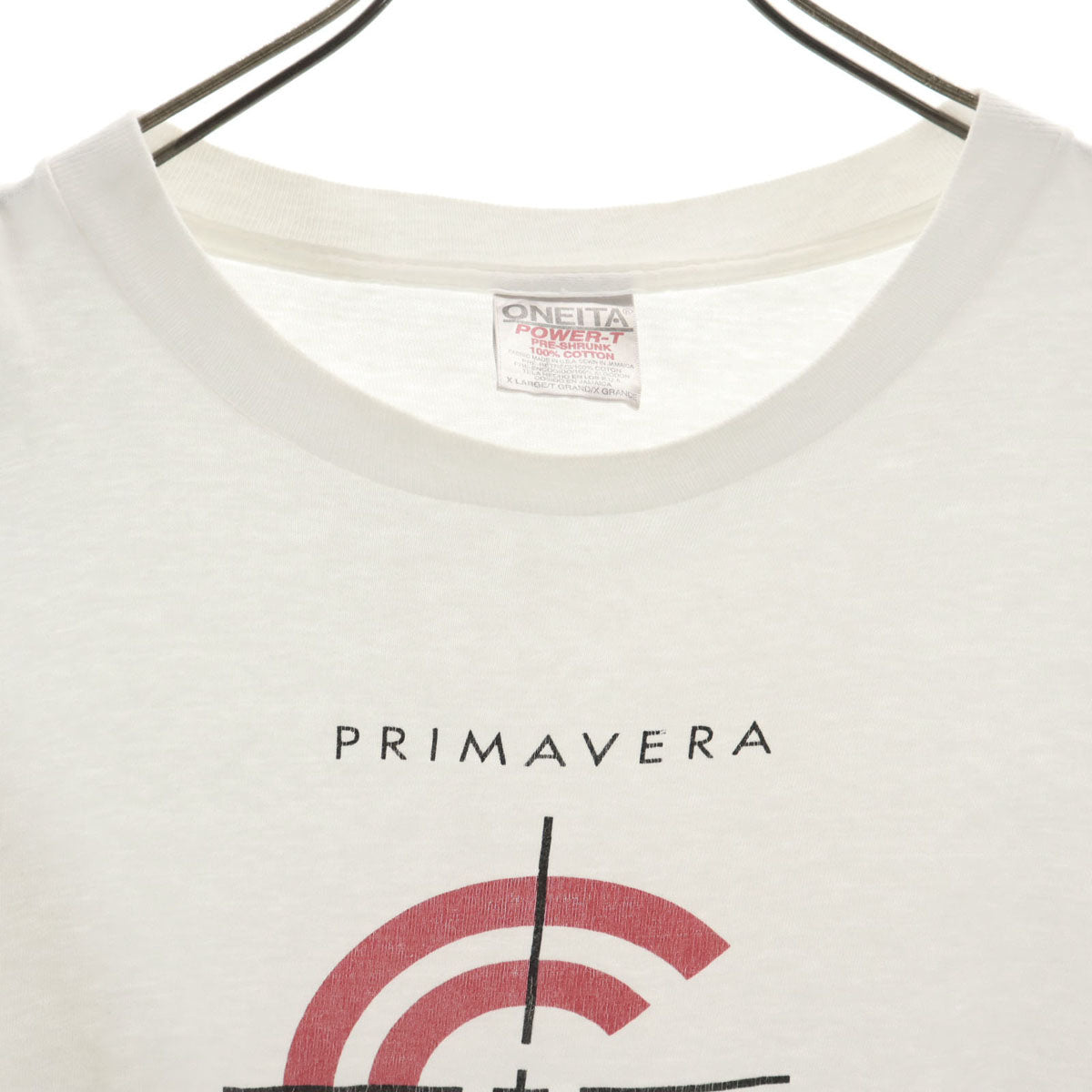 ONEITA オニータ 90s オールド 半袖 Tシャツ XL 白 シングルステッチ メンズ