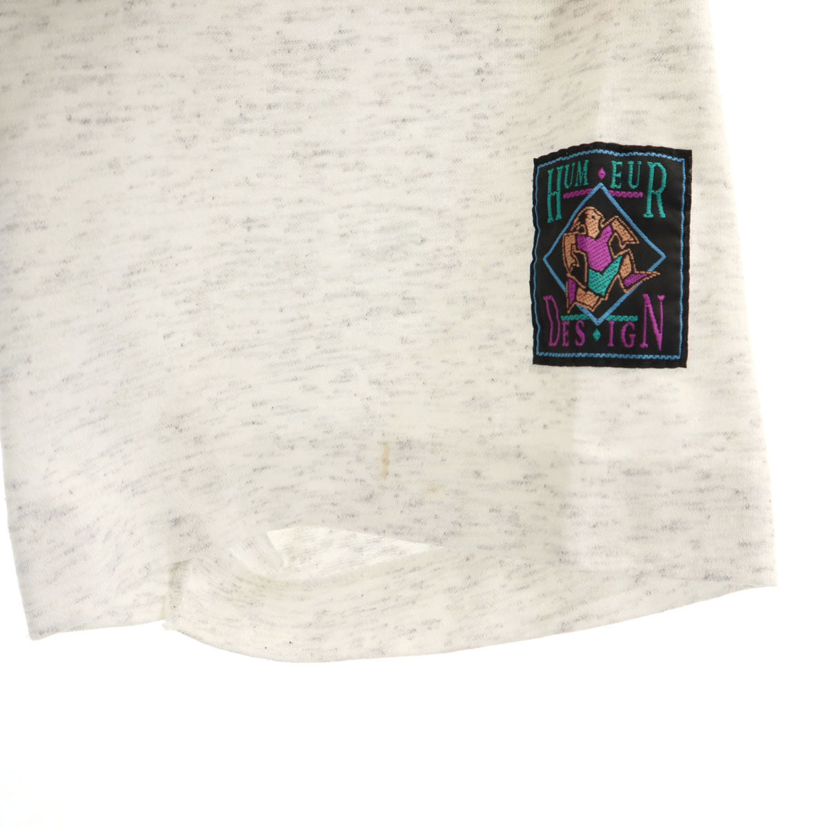 HUMEUR DESIGN 90s オールド コンドーム 半袖 Tシャツ XL グレー メンズ