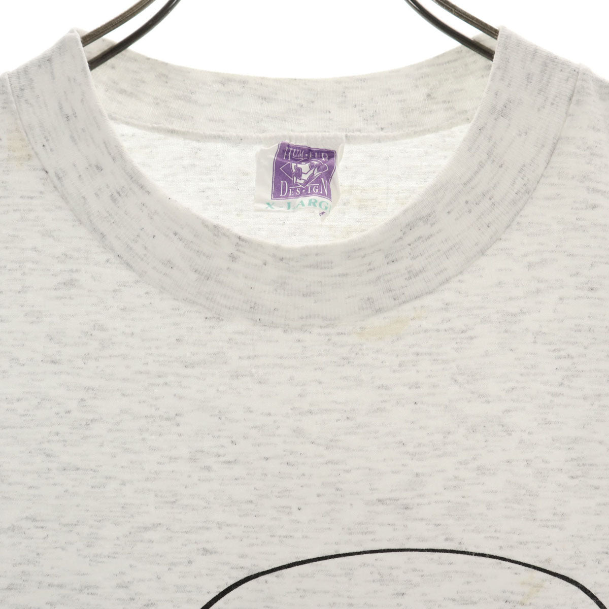 HUMEUR DESIGN 90s オールド コンドーム 半袖 Tシャツ XL グレー メンズ