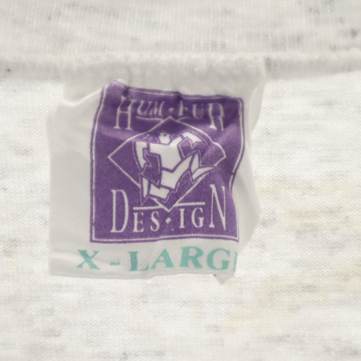 HUMEUR DESIGN 90s オールド コンドーム 半袖 Tシャツ XL グレー メンズ
