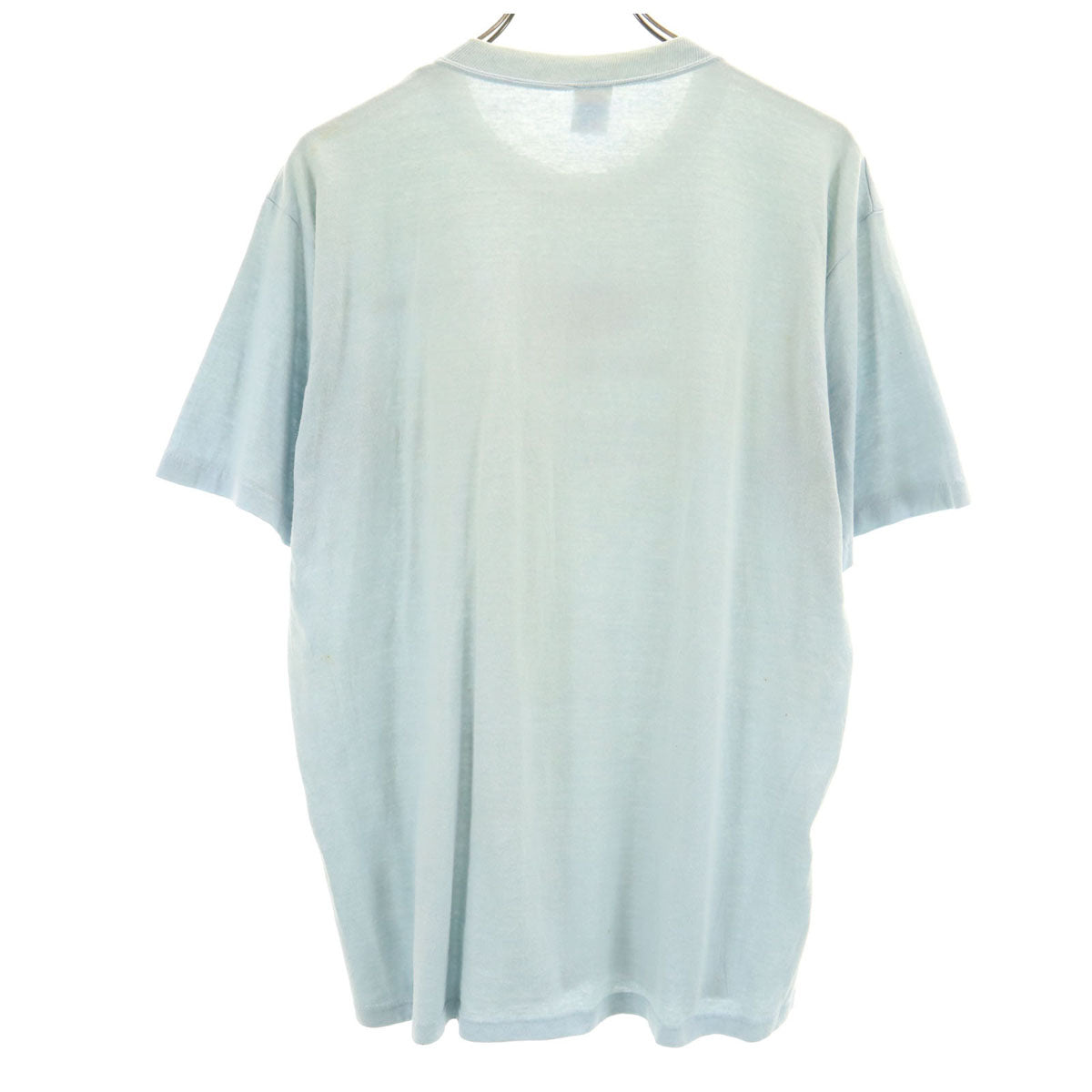 JERZEES ジャージーズ 80s ラッセル USA製 ヴィンテージ 半袖 Tシャツ L ブルー系 RUSSELL メンズ