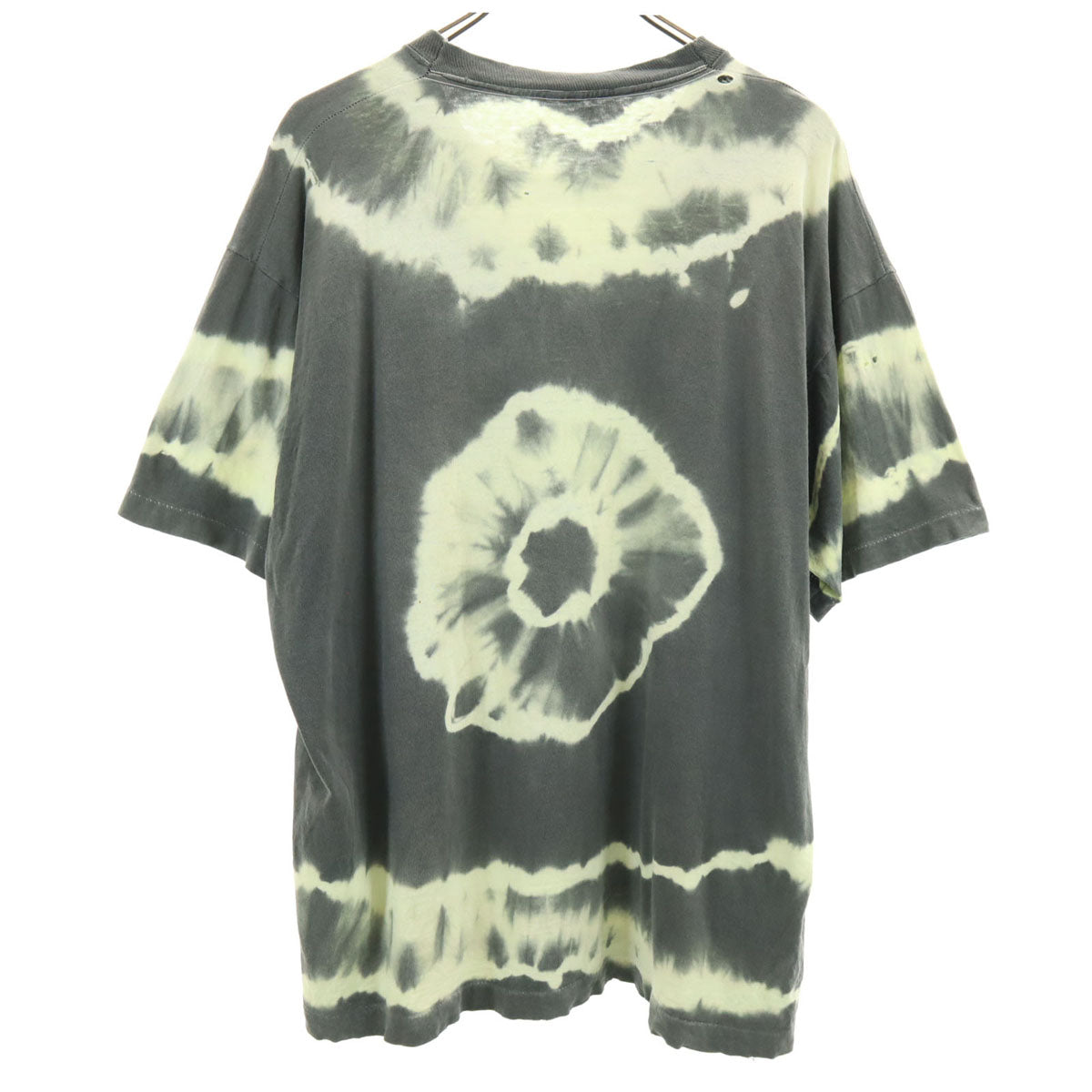 90s オールド タイダイ柄 半袖 Tシャツ グレー系 シングルステッチ メンズ