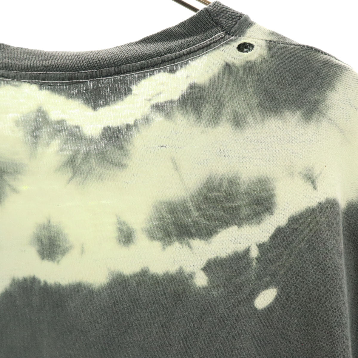 90s オールド タイダイ柄 半袖 Tシャツ グレー系 シングルステッチ メンズ