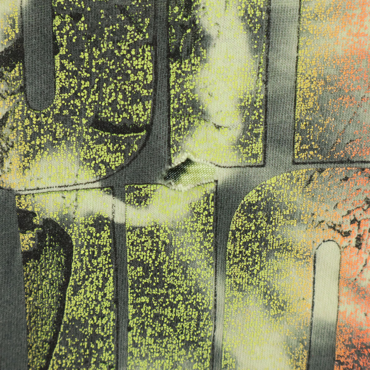 90s オールド タイダイ柄 半袖 Tシャツ グレー系 シングルステッチ メンズ