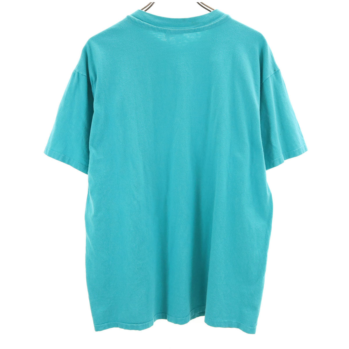 Hanes ヘインズ 90s USA製 オールド 半袖 Tシャツ XL ブルー系 BEEFY-T シングルステッチ メンズ