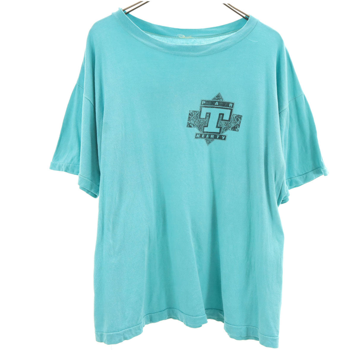 90s オールド 半袖 Tシャツ ブルー系 シングルステッチ メンズ