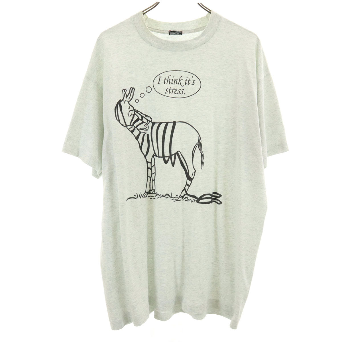 FRUIT OF THE LOOM BEST フルーツオブザルーム ベスト 90s USA製 オールド 半袖 Tシャツ XL グレー シングルステッチ メンズ