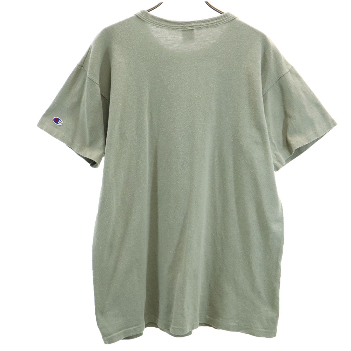 Champion チャンピオン 80s USA製 ヴィンテージ トリコタグ 半袖 Tシャツ L モスグリーン系 シングルステッチ メンズ