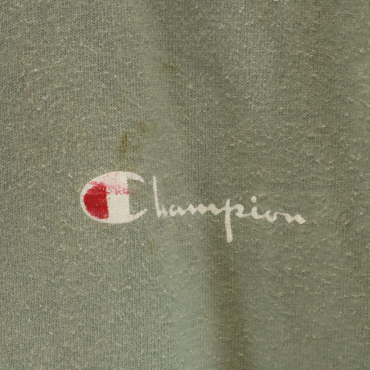 Champion チャンピオン 80s USA製 ヴィンテージ トリコタグ 半袖 Tシャツ L モスグリーン系 シングルステッチ メンズ