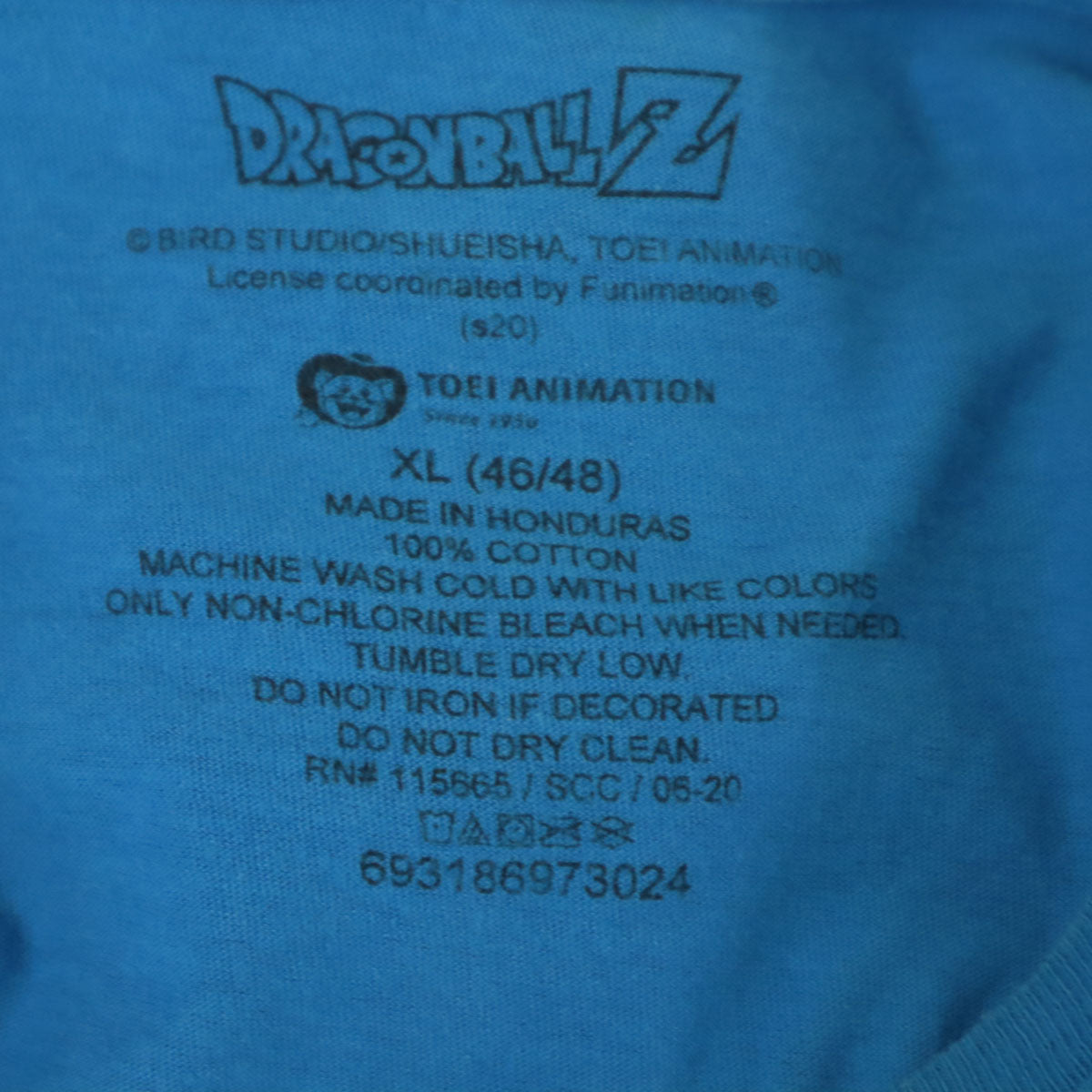 DRAGONBALL Z ドラゴンボールゼット ピッコロ 孫悟飯 半袖 Tシャツ XL 水色 メンズ