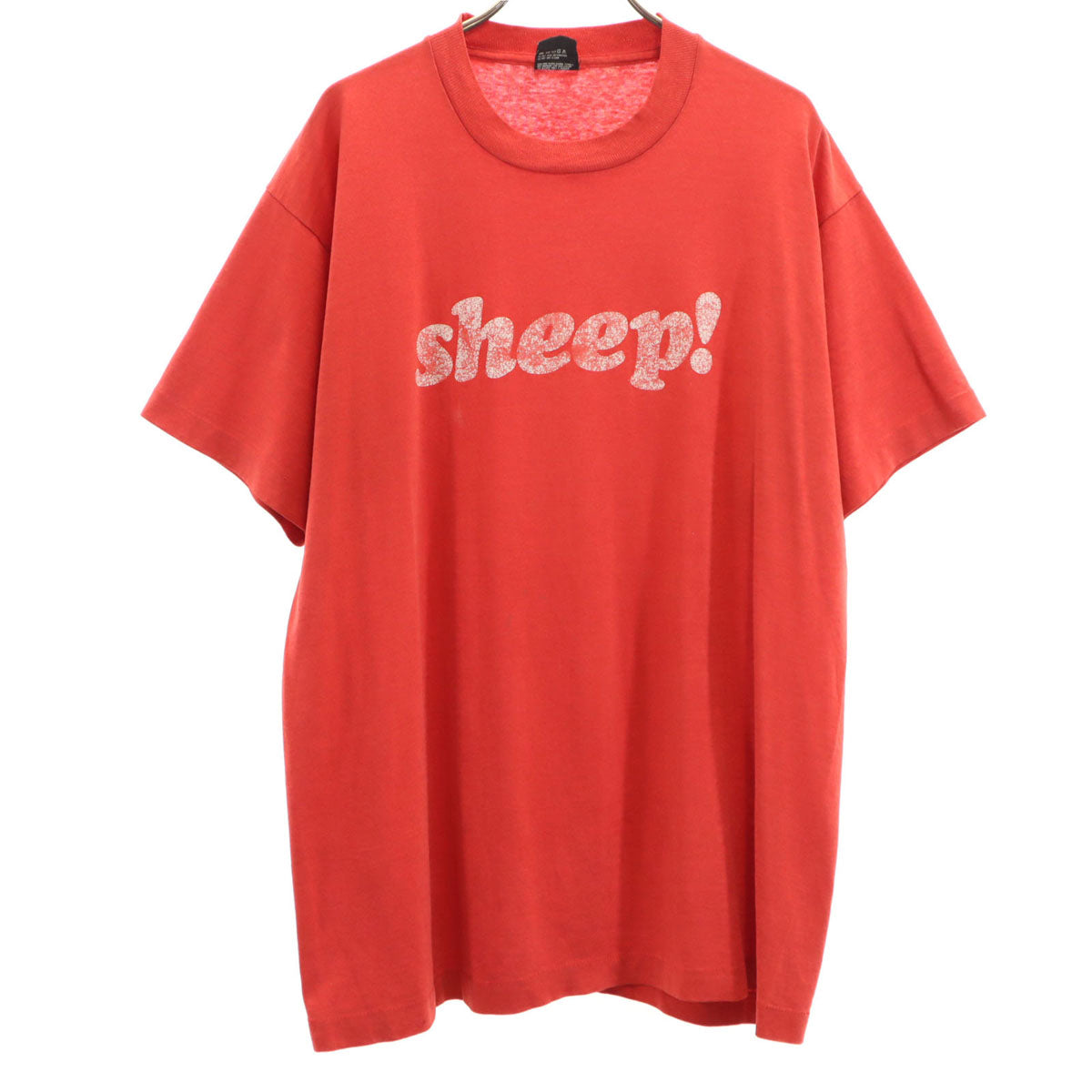 SCREEN STARS BEST スクリームスターズベスト 90s USA製 オールド sheep! 半袖 Tシャツ XL レッド シングルステッチ メンズ