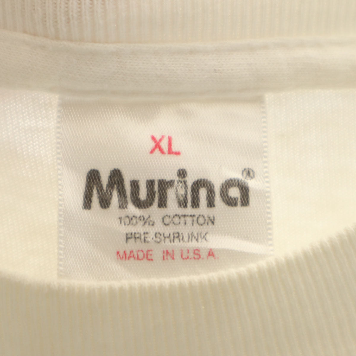 Murina ムリナ 90s USA製 オールド 元素周期表 半袖 Tシャツ XL ホワイト メンズ