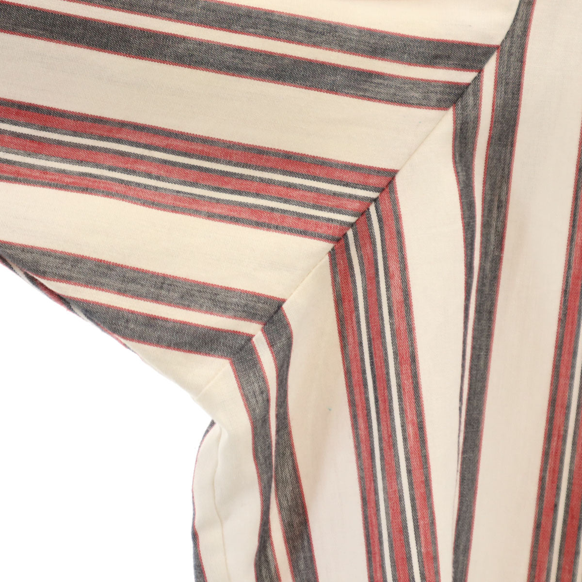 ARROW アロー 70s 80s USA製 ヴィンテージ ストライプ柄 長袖 シャツ 34 ホワイト メンズ