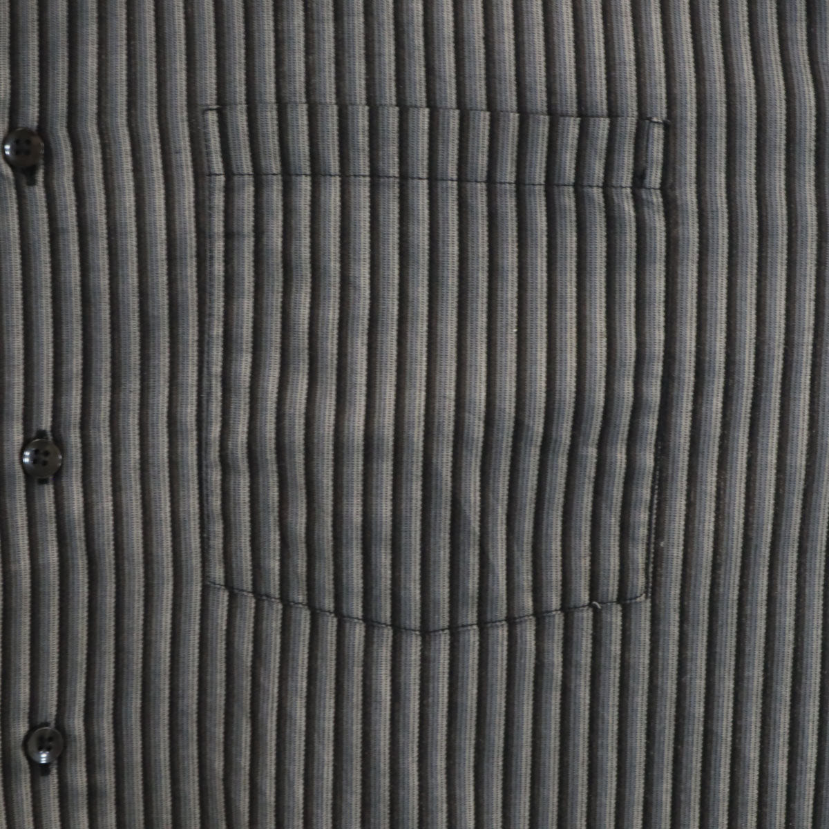 VAN HEUSEN ヴァンヒューゼン 90s オールド ストライプ柄 長袖 シャツ XL グレー メンズ