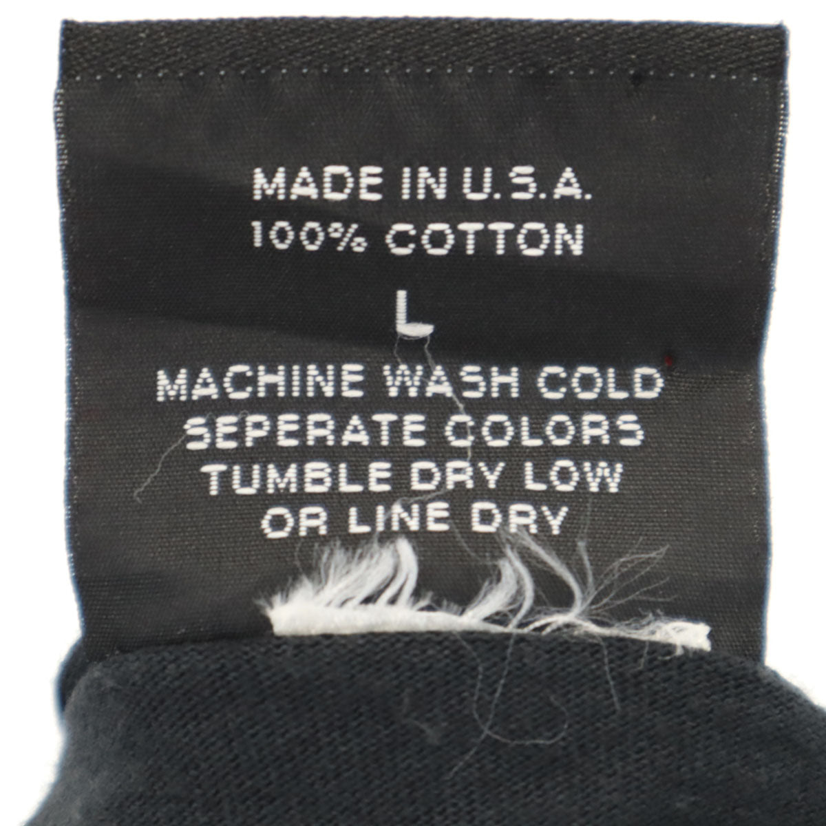 Indian Larry インディアンラリー USA製 長袖 Tシャツ L ブラック ロンT メンズ