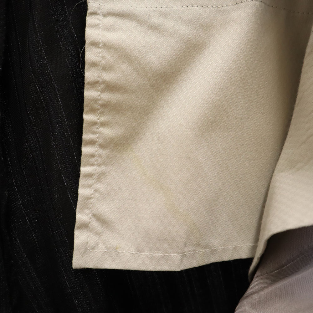 BURBERRY LONDON バーバリーロンドン 三陽商会 日本製 ストライプ柄 スーツ 上下 セットアップ A5 チャコールグレー メンズ