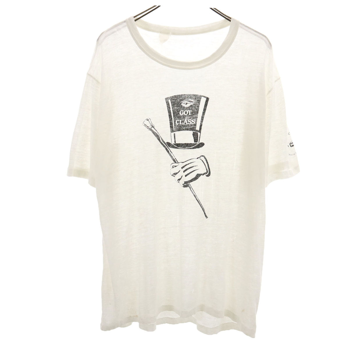 90s オールド 半袖 Tシャツ 白 シングルステッチ メンズ