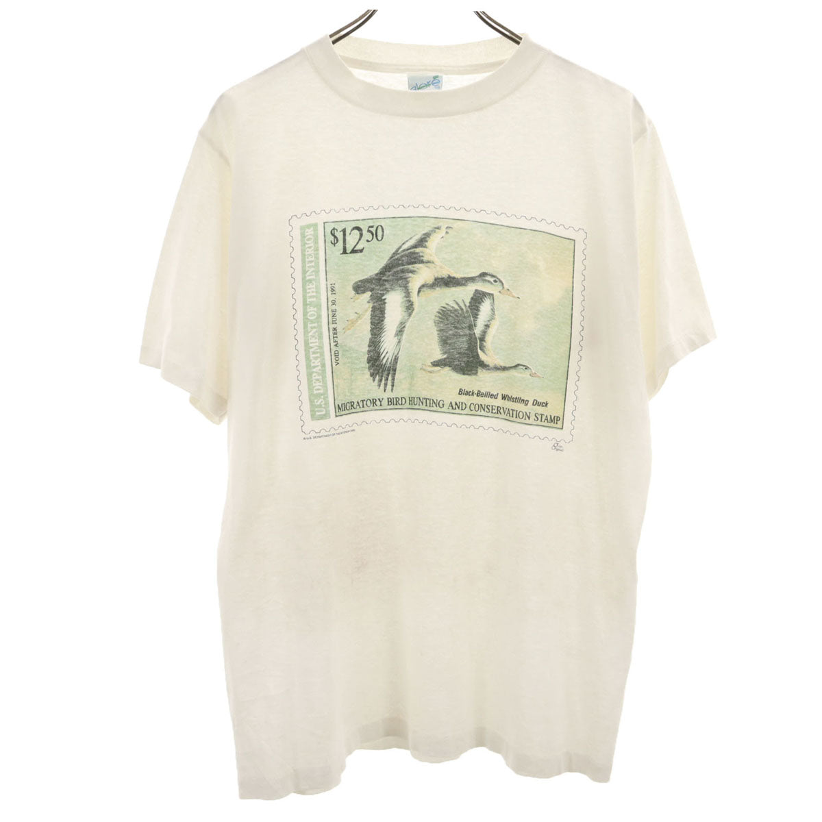 AIORE 90s USA製 オールド 半袖 Tシャツ L 白 シングルステッチ メンズ