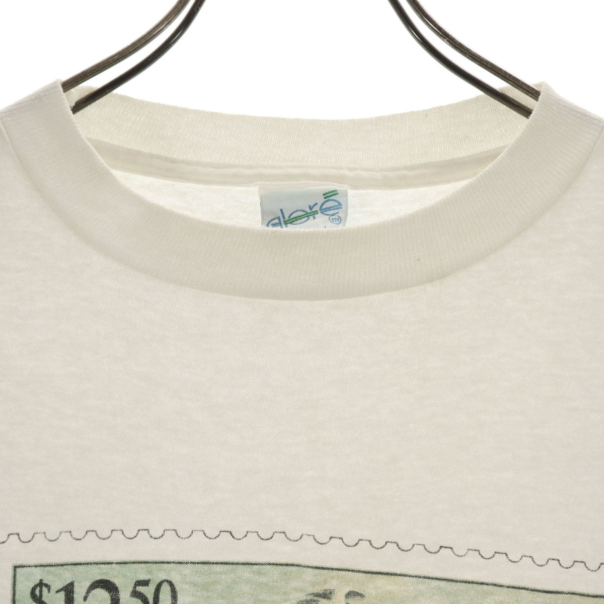 AIORE 90s USA製 オールド 半袖 Tシャツ L 白 シングルステッチ メンズ