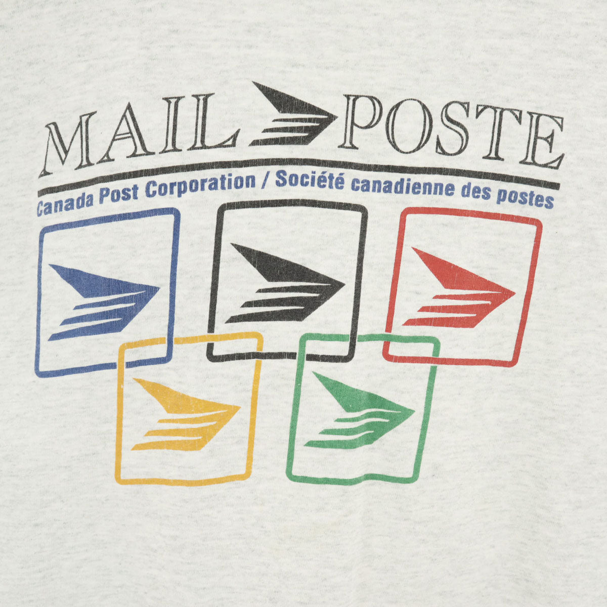 FRUIT OF THE LOOM フルーツオブザルーム 90s カナダ製 オールド 半袖 Tシャツ L グレー メンズ