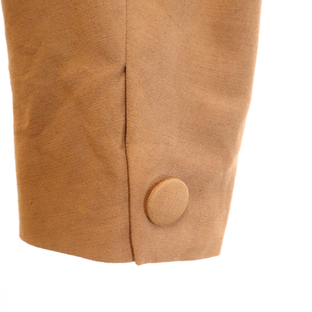 GIVENCHY ジバンシィ フランス製 スカートスーツ 上下 セットアップ 40 ダークベージュ レディース