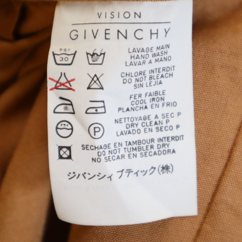 GIVENCHY ジバンシィ フランス製 スカートスーツ 上下 セットアップ 40 ダークベージュ レディース