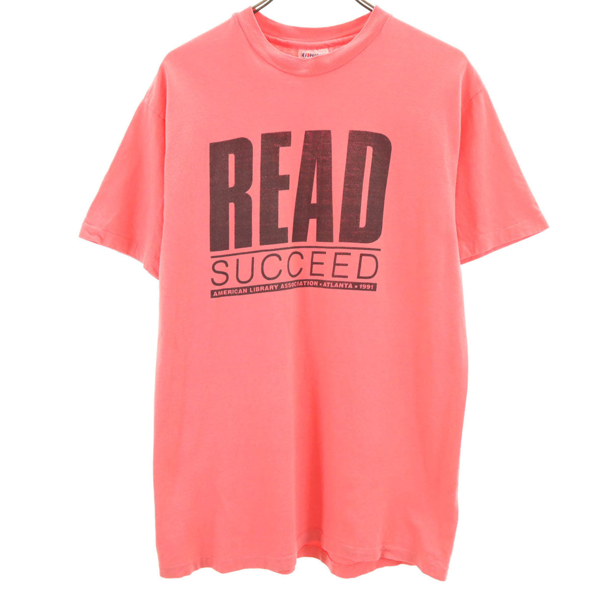Hanes ヘインズ 80s 90s USA製 オールド 半袖 Tシャツ L ピンク系 BEEFY-T シングルステッチ メンズ