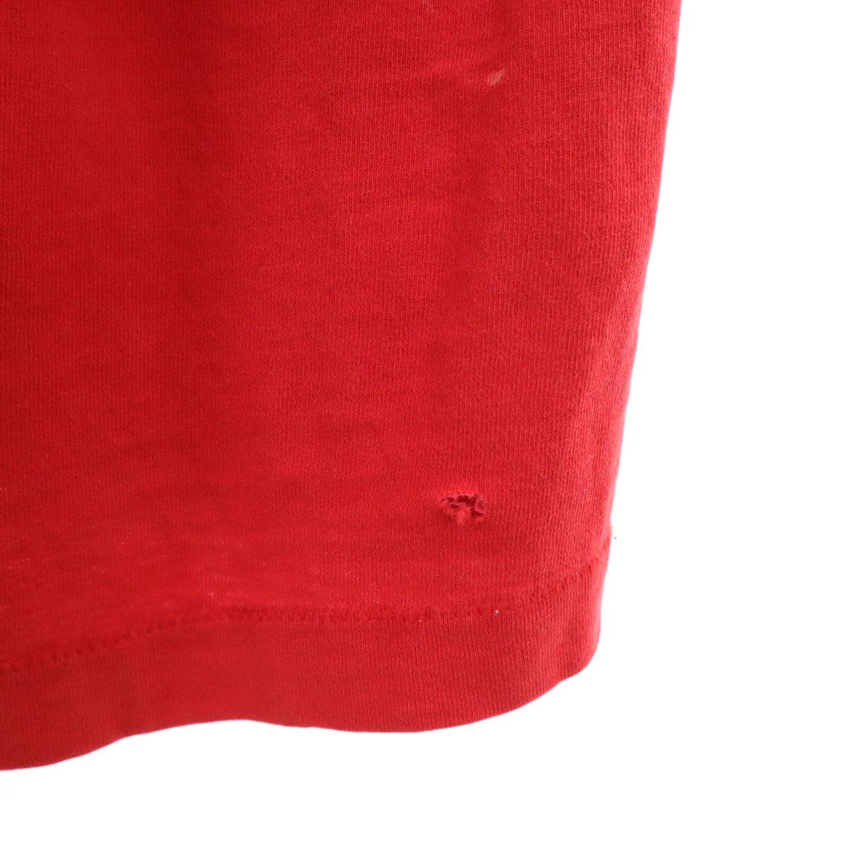 FRUIT OF THE LOOM フルーツオブザルーム 90s USA製 オールド パンサー プリント 半袖 Tシャツ XXL レッド シングルステッチ ビッグサイズ メンズ