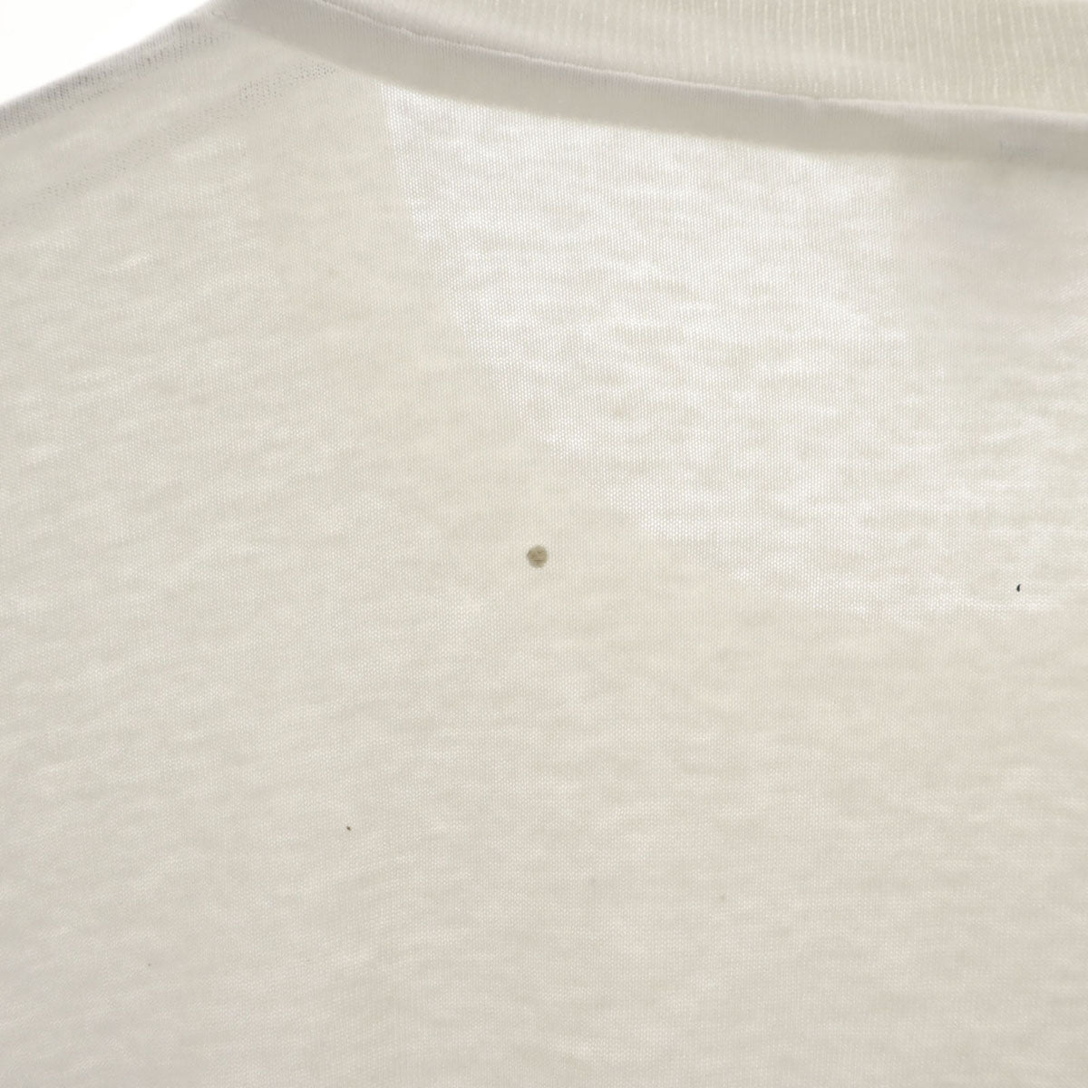 Hanes ヘインズ 90s USA製 オールド Smile maker プリント 半袖 Tシャツ XXL オフホワイト シングルステッチ ビッグサイズ メンズ