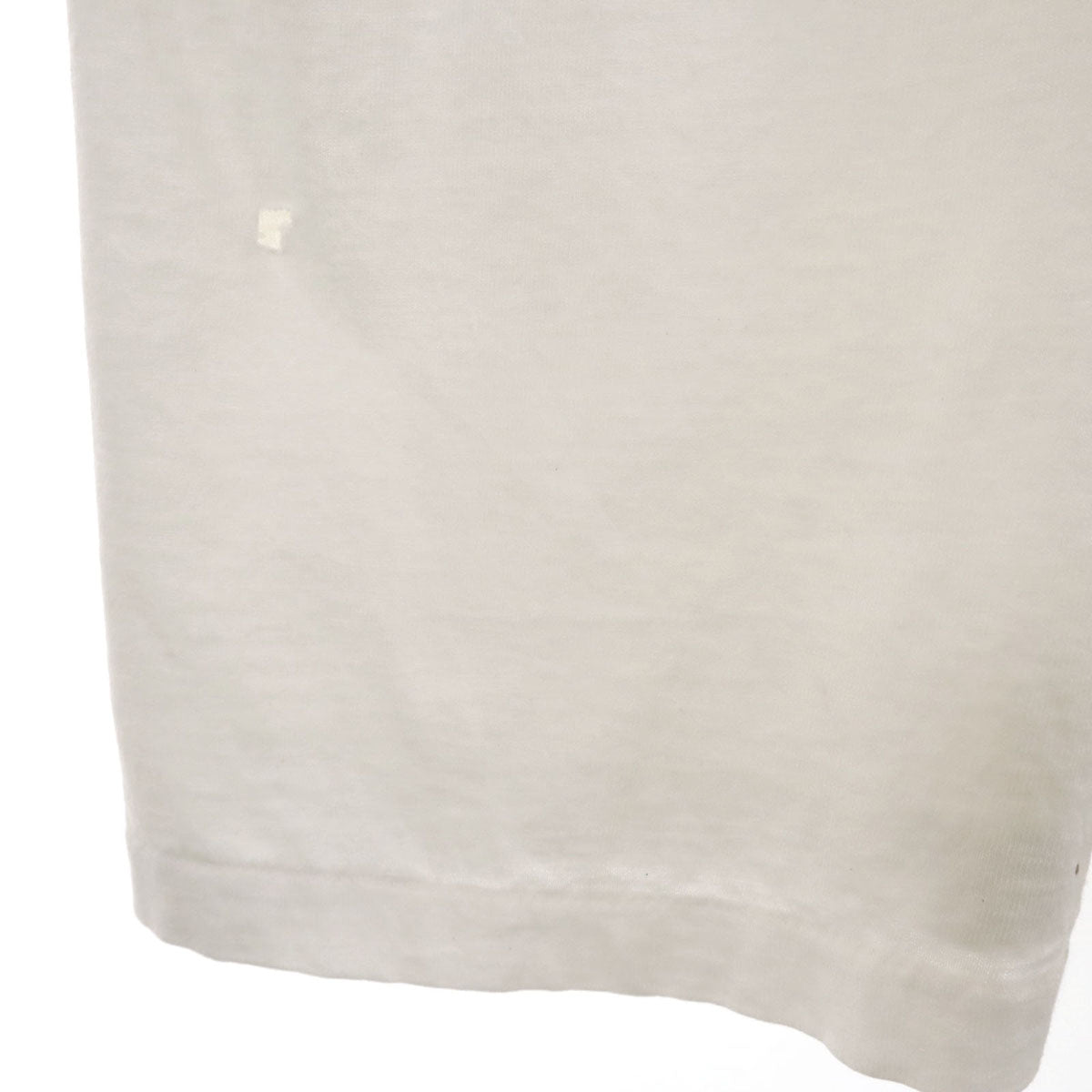 Hanes ヘインズ 90s USA製 オールド Smile maker プリント 半袖 Tシャツ XXL オフホワイト シングルステッチ ビッグサイズ メンズ