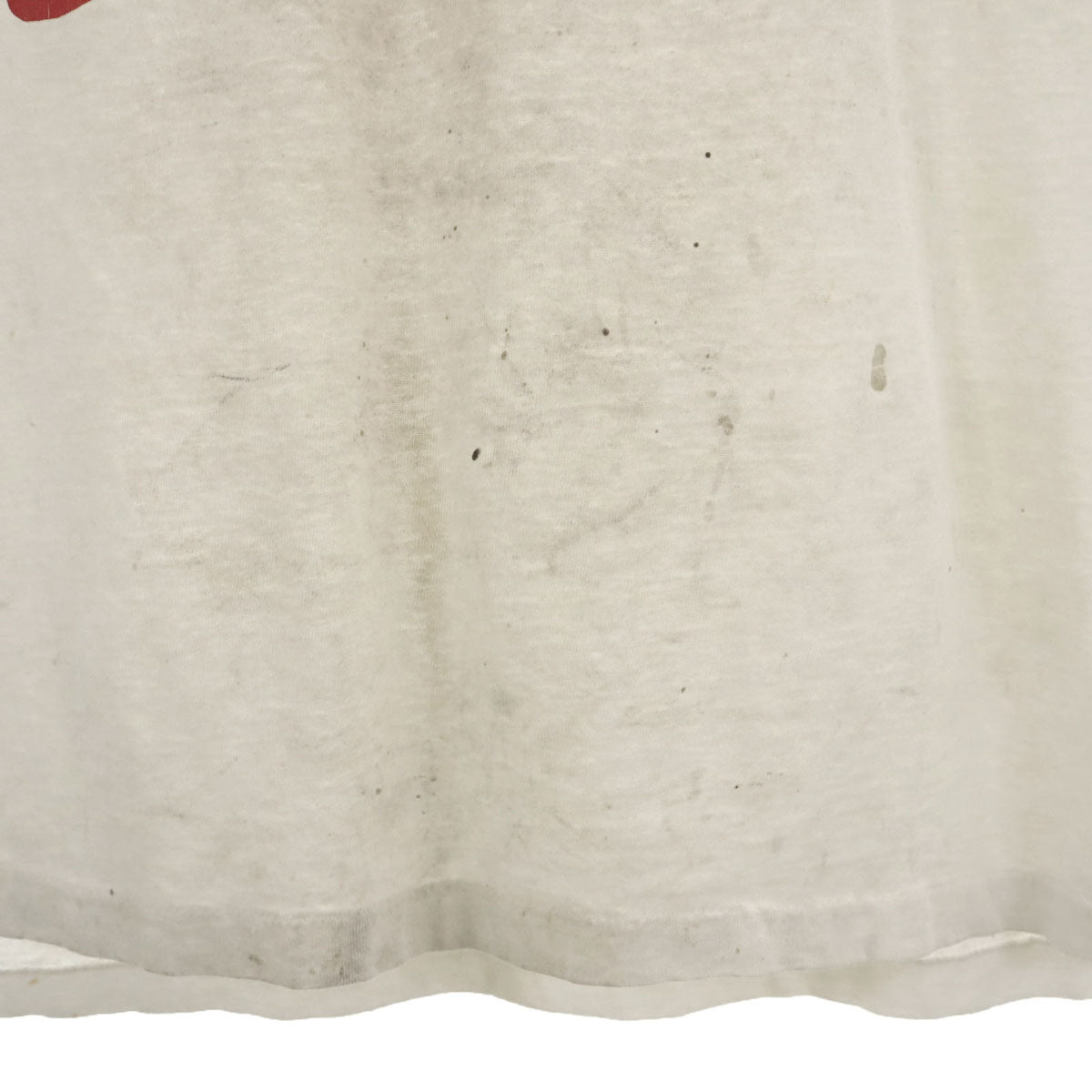 Hanes ヘインズ 90s USA製 オールド Smile maker プリント 半袖 Tシャツ XXL オフホワイト シングルステッチ ビッグサイズ メンズ