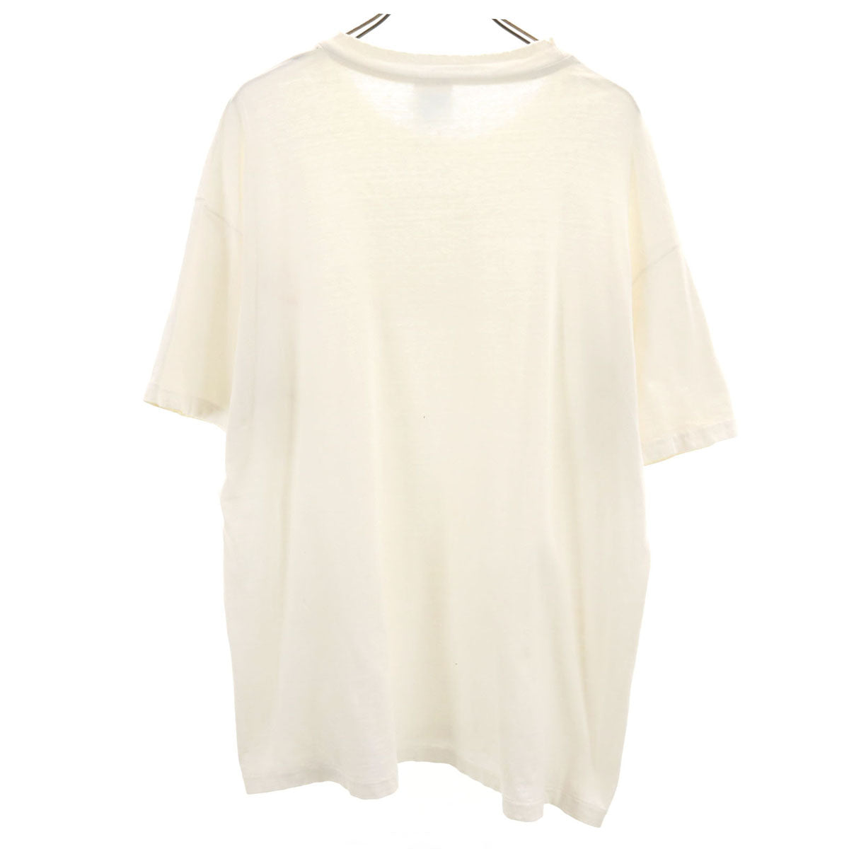 Hanes ヘインズ 90s USA製 オールド 半袖 Tシャツ XL オフホワイト シングルステッチ メンズ