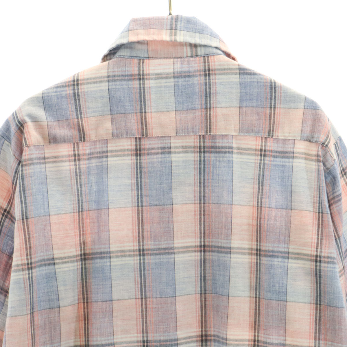 Golden Key ゴールデンキー 70s ヴィンテージ チェック柄 半袖 シャツ M マルチ メンズ