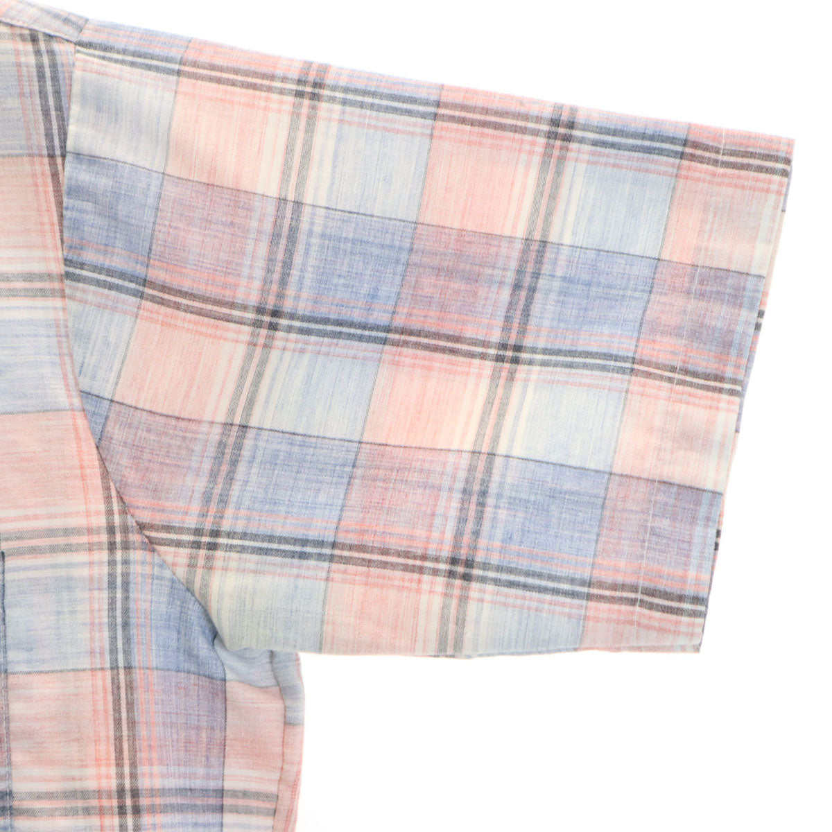 Golden Key ゴールデンキー 70s ヴィンテージ チェック柄 半袖 シャツ M マルチ メンズ